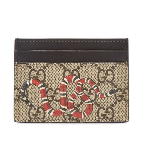 gucci cardholder supreme|gucci card holder with snake.